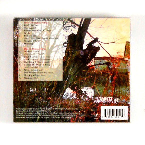BLACK SABBATH black sabbath - deluxe CD back